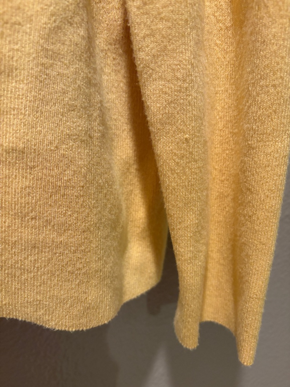 Liz Claiborne 1X Yellow Open Front Cardigan Sweater Knit Layering Plus Size WOW - Picture 6 of 10